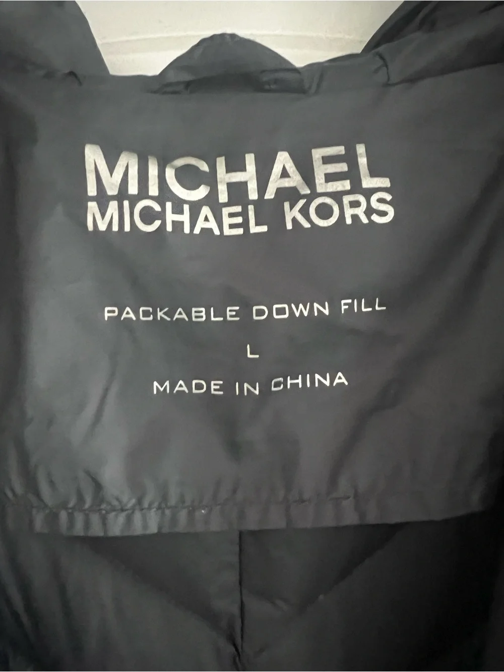 Michael Kors Gray Quilted Puffer Jacket